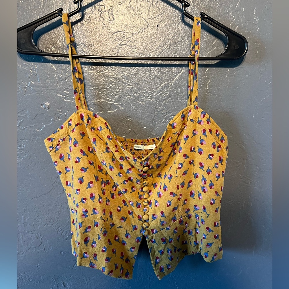 UO abstract floral top